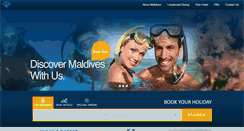 Desktop Screenshot of maldivesdivingadventure.com